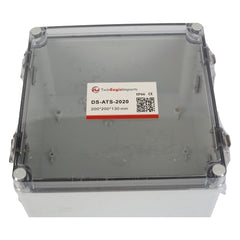 Twin Eagle Imports Junction Box ABS IP66 Clear Lid Hinge Junction Box 200 x 200 x 130mm