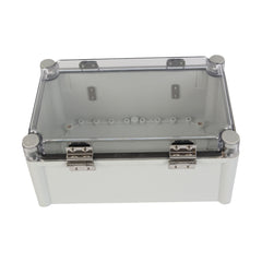 Twin Eagle Imports Junction Box ABS IP66 Clear Lid Hinge Junction Box 280 x 190 x 130mm