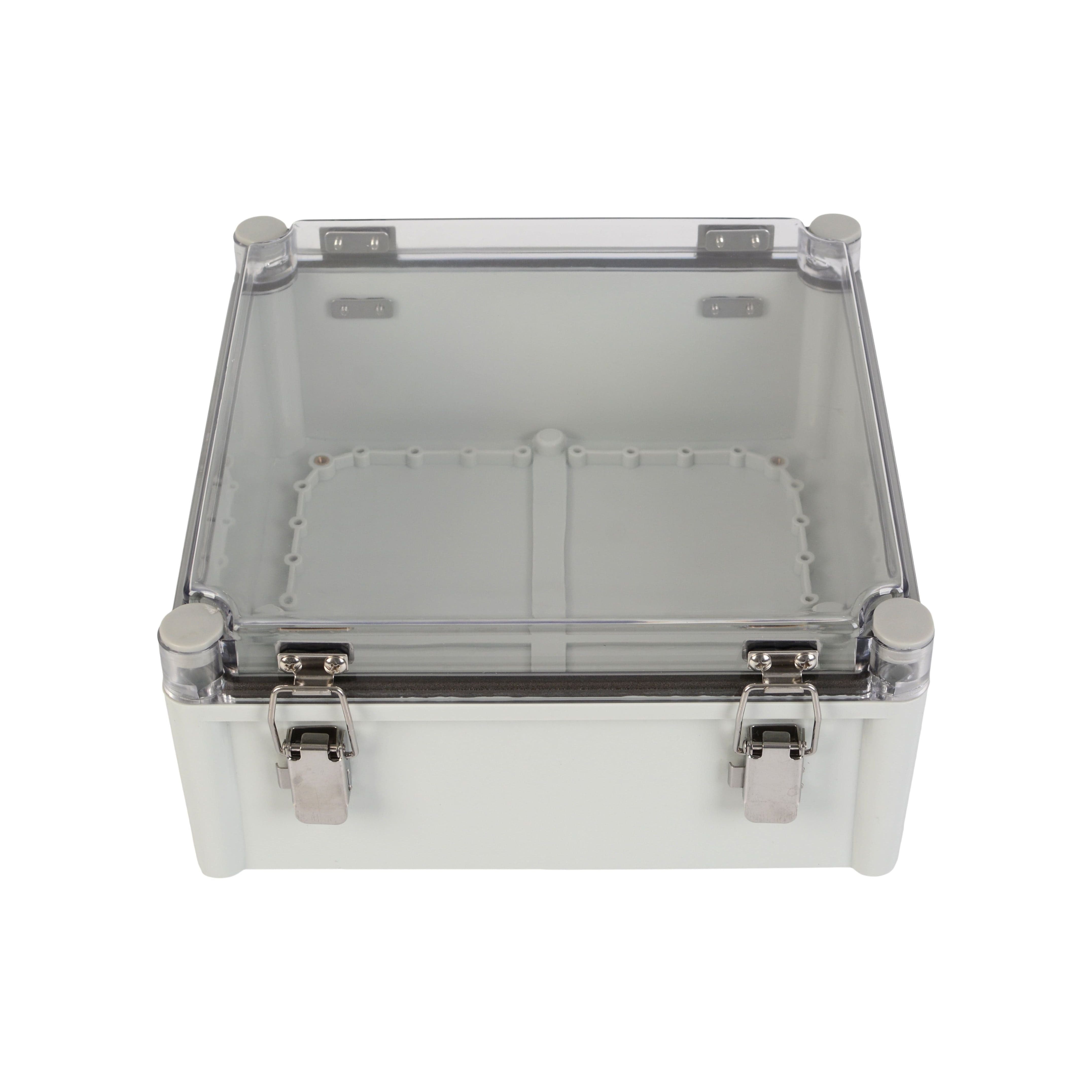 Twin Eagle Imports Junction Box ABS IP66 Clear Lid Hinge Junction Box 280 x 280 x 130mm