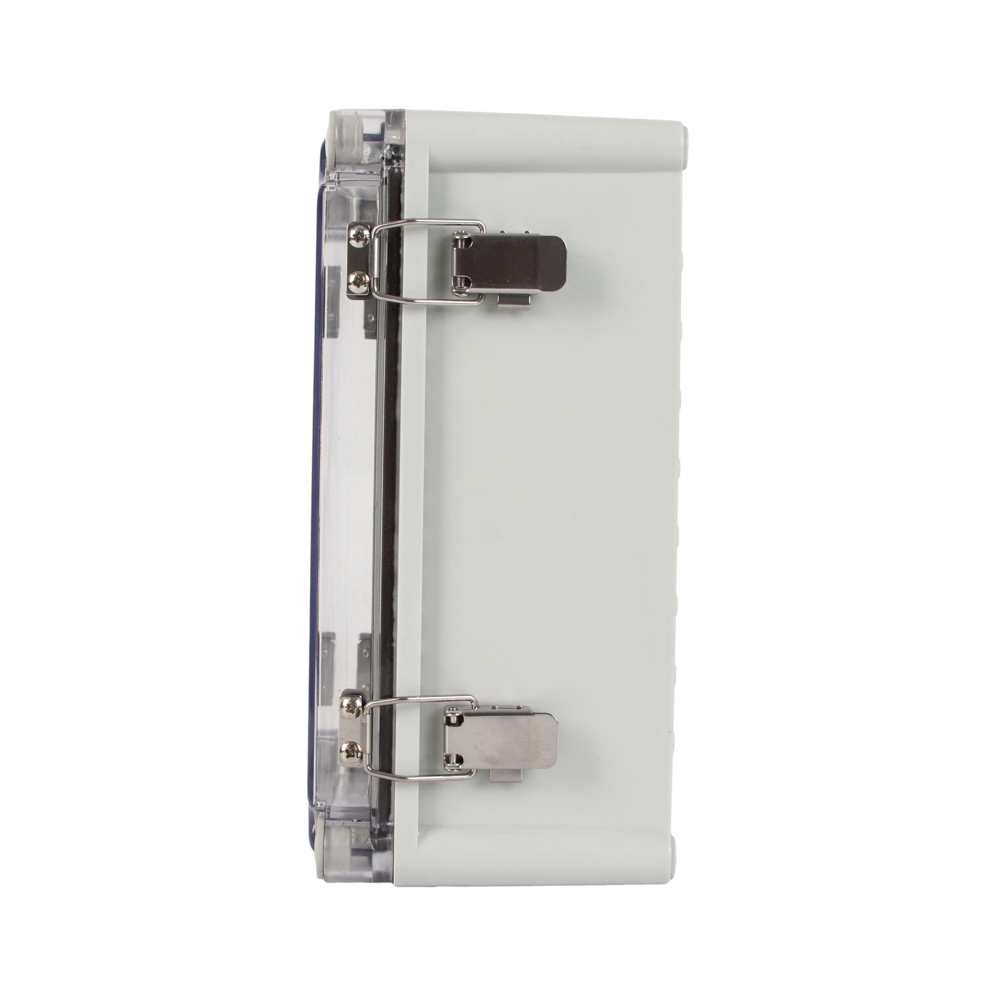 Twin Eagle Imports Junction Box ABS IP66 Clear Lid Hinge Junction Box 280 x 280 x 130mm