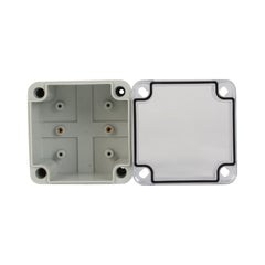 Twin Eagle Imports Junction Box ABS IP66 Clear Lid Junction Box 100 x 100 x 75mm