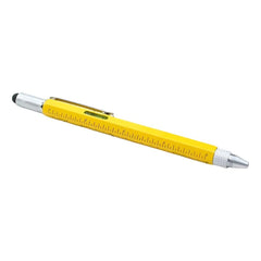 Twin Eagle Imports Marking Full Metal Body 6-in-1 Multi-Function Tool Yellow Engineers Pen