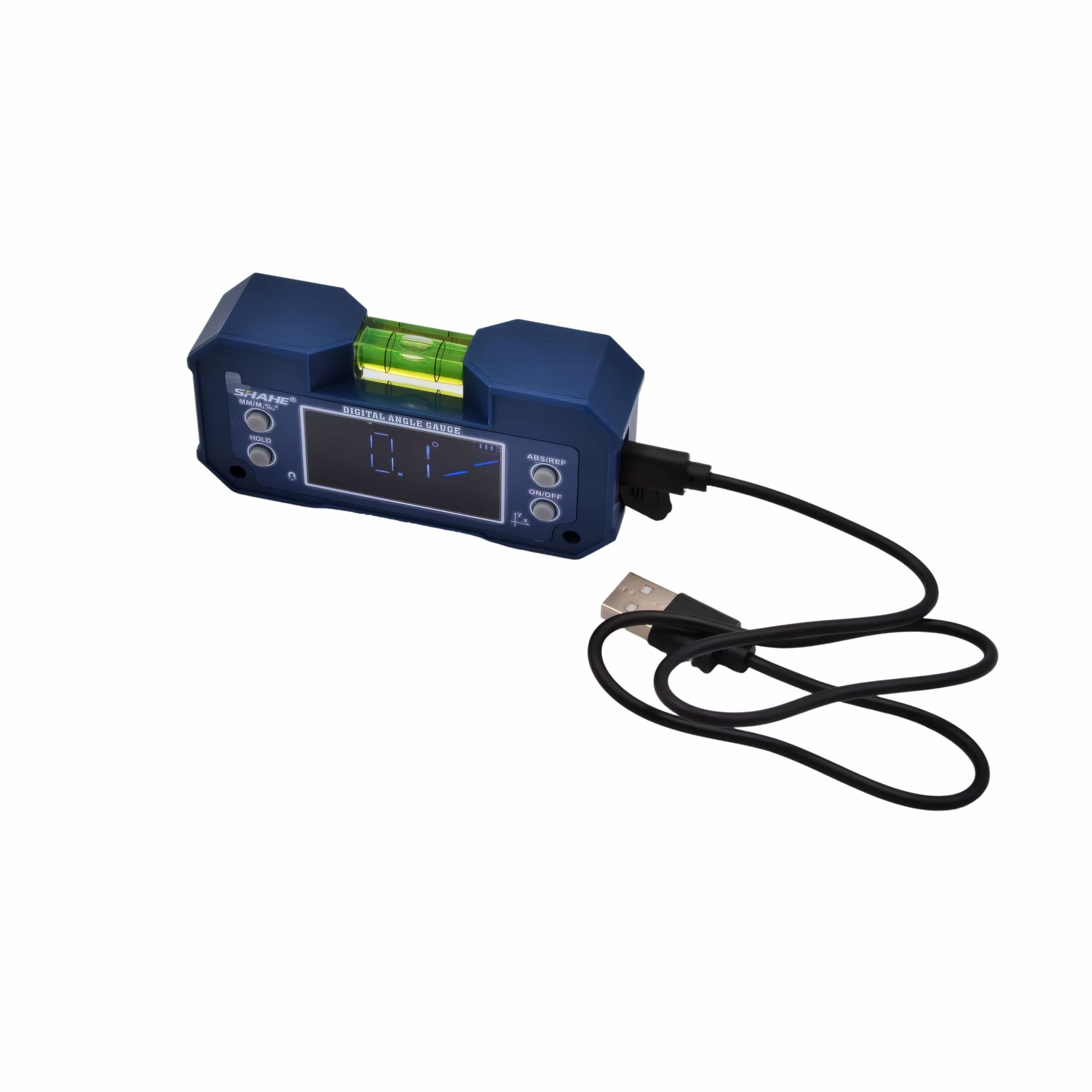Twin Eagle Imports MEASURING EQUIPMENT Shahe Mini Digital Protractor 5346 Dual Axis Digital Angle Gauge