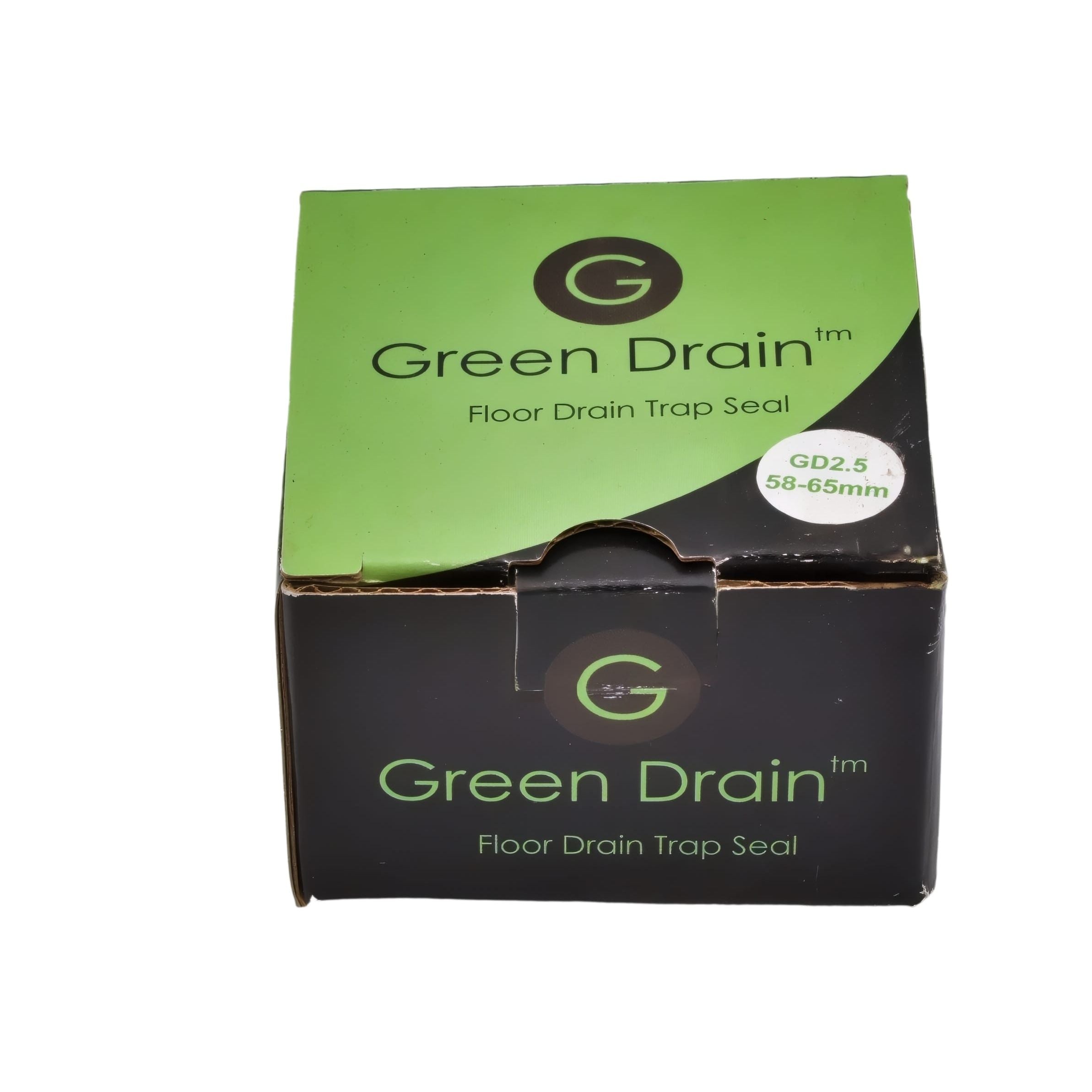 Twin Eagle Imports Plumbing Plug Green Drain Waterless Trap Seal 2.5" (55-65mm)