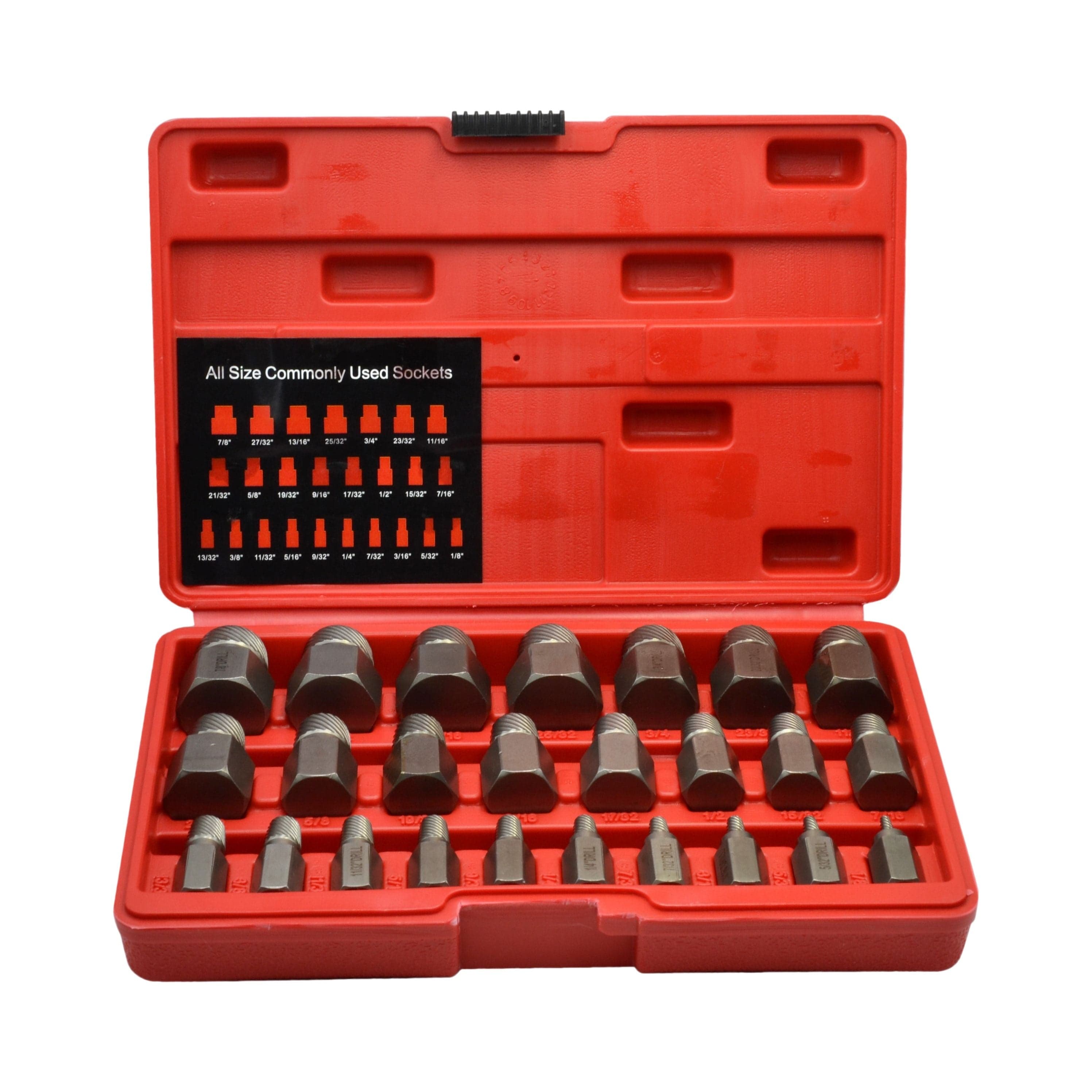 Twin Eagle Imports Stud Remover Multi Spline Screw Extractor 25 Piece Kit