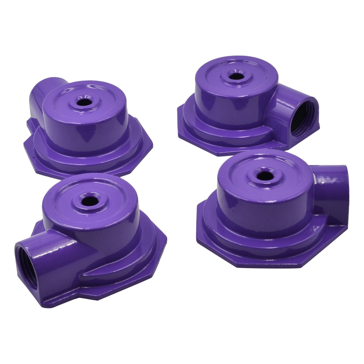 Twin Eagle Imports Toilet Valve 4× Reclaimed / Recycled Water Purple Metal Dome Sprinklers for lawn, irrigation