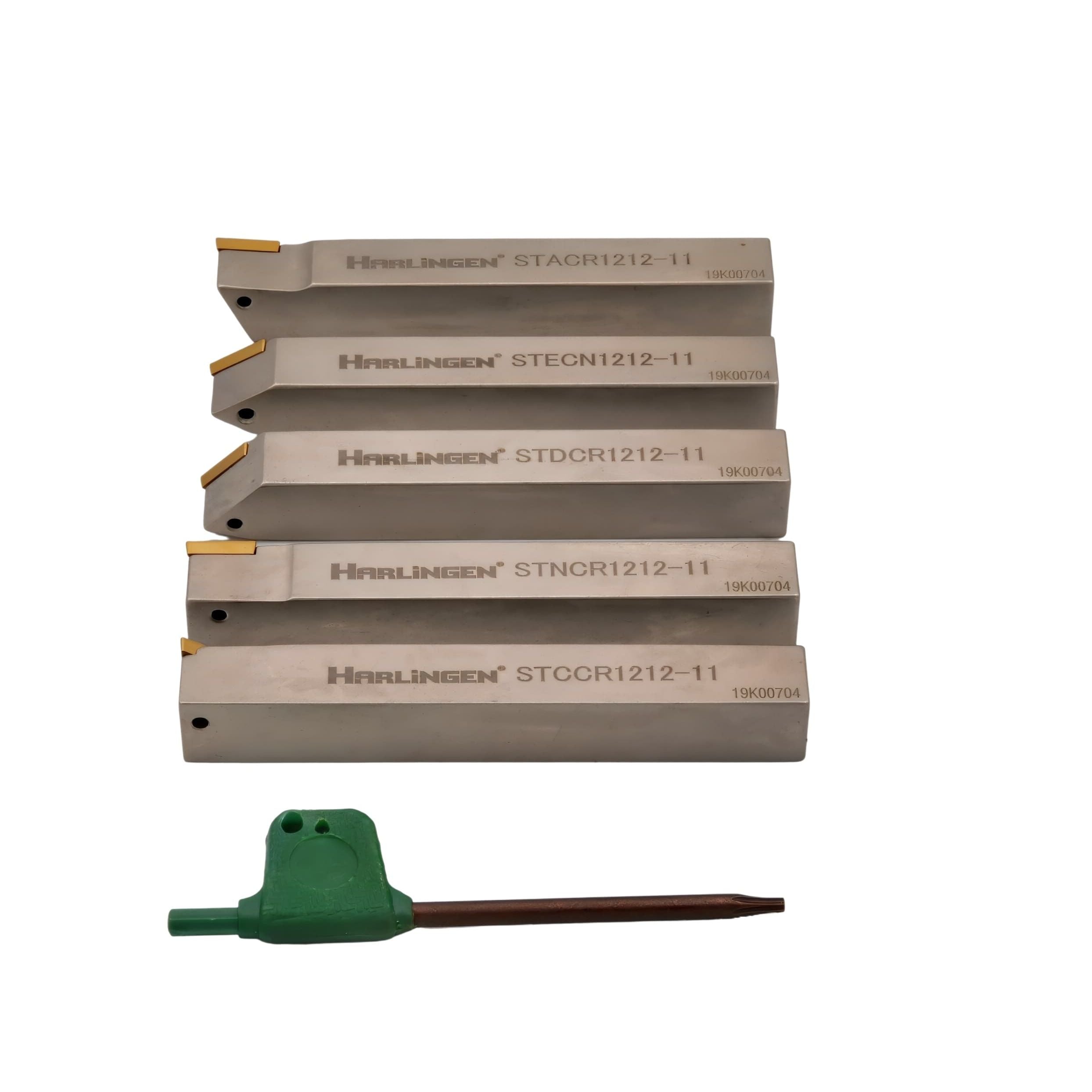 Twin Eagle Imports TOOL HOLDERS 5pc Indexable Turning Tool Holder Set 12mm Shank 11-125-T15