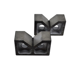 Twin Eagle Imports V Block Premium 5" Cast Iron V Block Set for Precision Milling