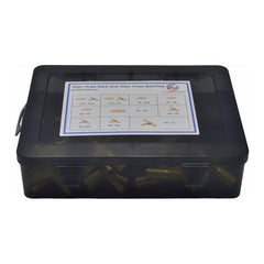 Twin Eagles Brass Connector 60pc Hose Barb T Piece & Straight Fittings Grab Kit Assortment