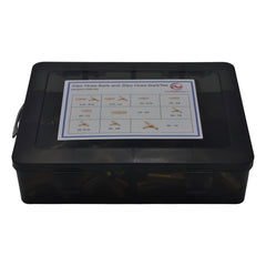 Twin Eagles Brass Connector 60pc Hose Barb T Piece & Straight Fittings Grab Kit Assortment