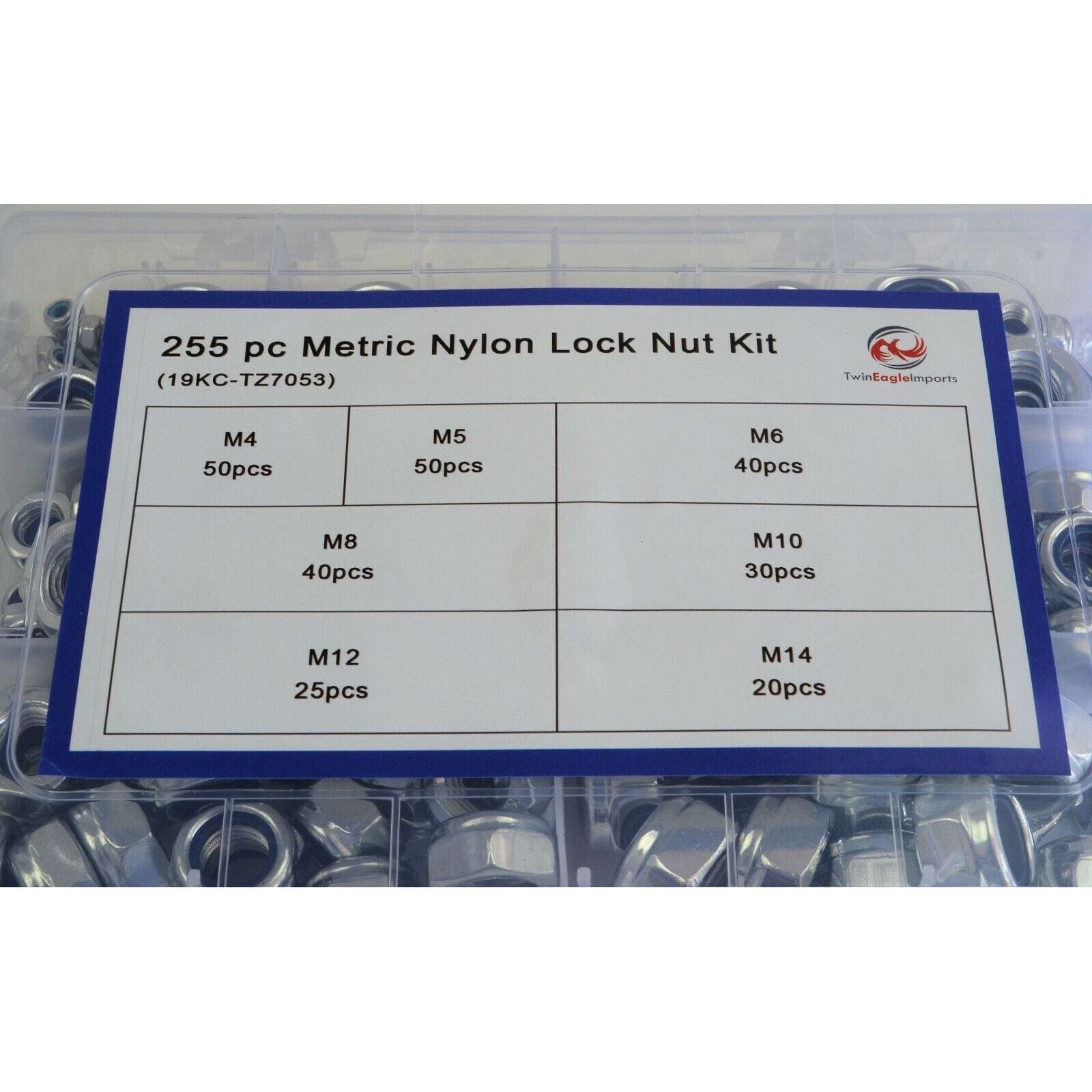 Twin Eagles GRAB KITS 255pc Metric Nylock Nut Grab Kit and 228pc Imperial & Metric Nut Kit