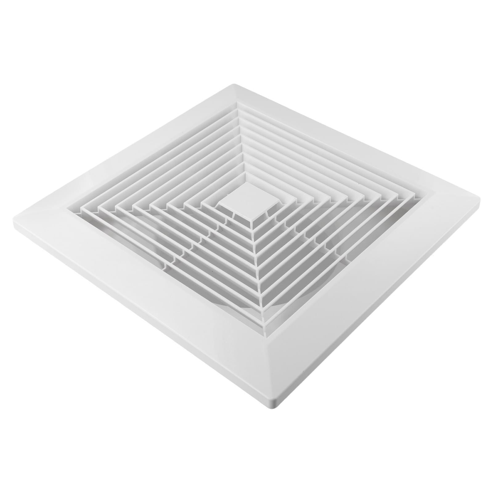 Twin Pack Ductsure 150mm Port Square Ceiling Diffuser With Adaptor Plate - Twin Eagle Imports