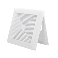 Twin Pack Ductsure 150mm Port Square Ceiling Diffuser With Adaptor Plate - Twin Eagle Imports