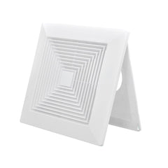 Twin Pack Ductsure 150mm Port Square Ceiling Diffuser With Adaptor Plate - Twin Eagle Imports