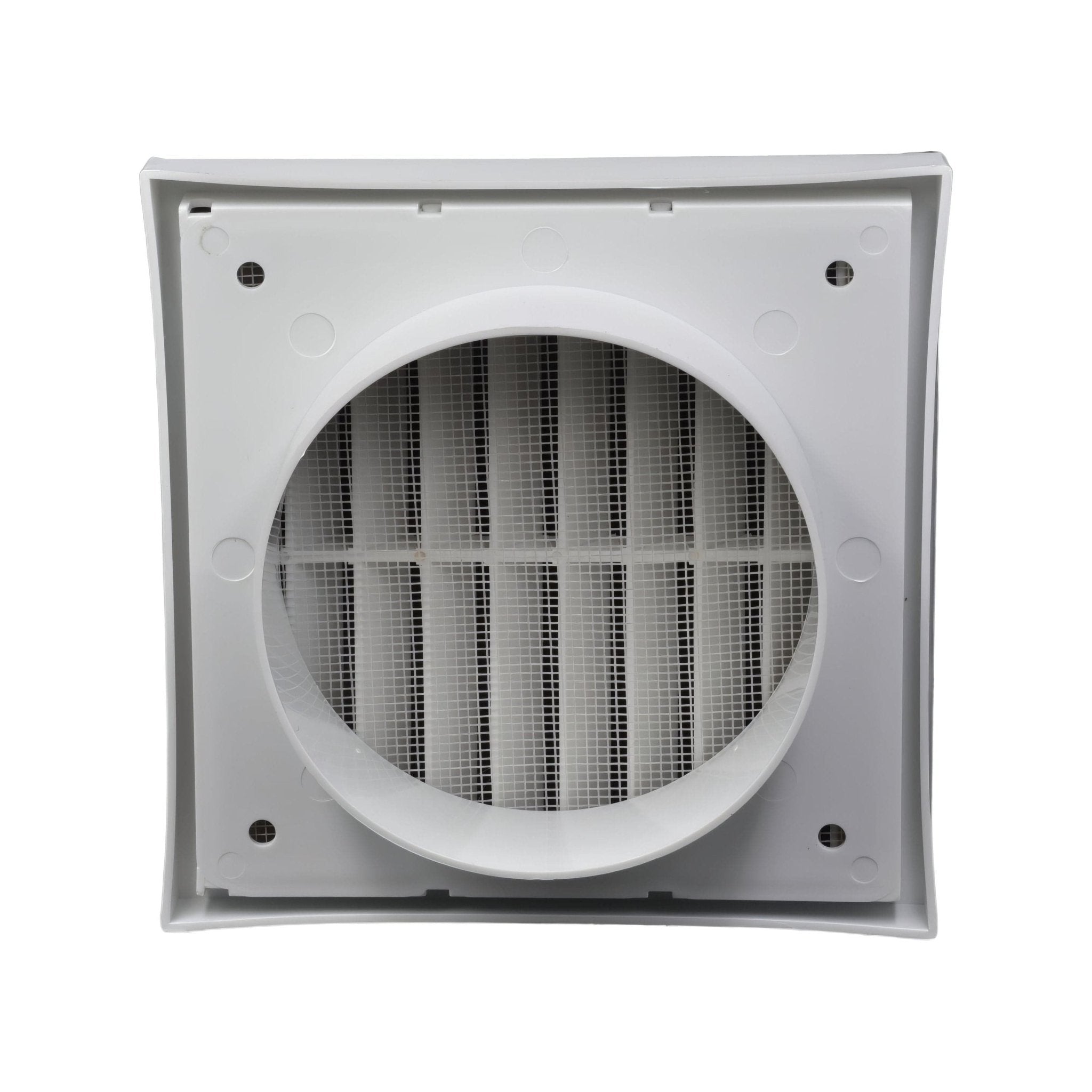 Twin Pack PFL125 Ductsure Ducting Wall Vent : Fixed Louvre - Φ125 - Twin Eagle Imports