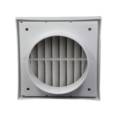 Twin Pack PFL150 Ductsure Ducting Wall Vent : Fixed Louvre - Φ150 - Twin Eagle Imports