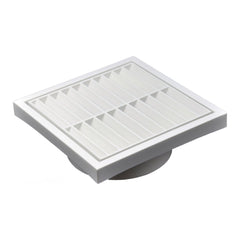 Twin Pack PFL200 Ductsure Ducting Wall Vent : Fixed Louvre - Φ200 - Twin Eagle Imports