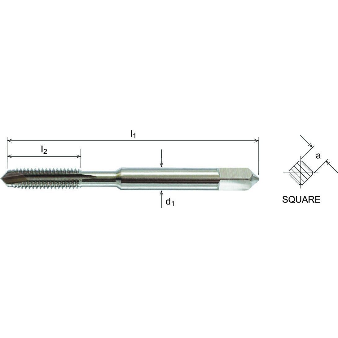 Wallers Industrial Hardware  SOMTA - HSSE-V GUN NOSE METRIC TAP M18 X 2.5 (STANDARD)