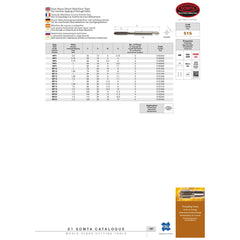 Wallers Industrial Hardware  SOMTA - HSSE-V GUN NOSE TAP METRIC M12 X 1.25 (FINE, STANDARD)