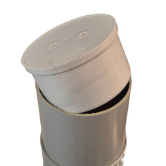 White Bolted Trap Screw - Twin Eagle Imports