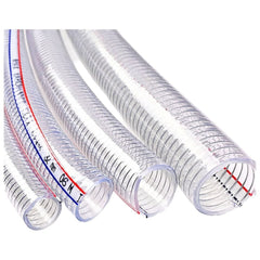 Wire Reinforced Clear Flexible PVC Hose ID 3/4''(19mm), 50m/roll - Twin Eagle Imports