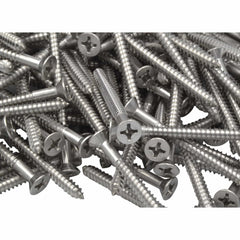 x1000 304 Stainless Steel 12G x 63mm Wood Screws Grab Kit - Twin Eagle Imports