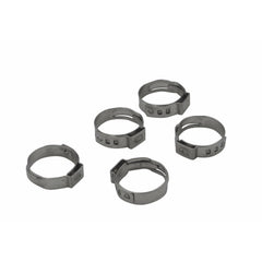 100 Piece 304 Stainless Steel 17.8-21mm Ear Hose Clamp - Twin Eagle Imports