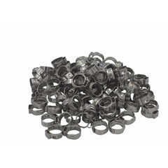 100 Piece 304 Stainless Steel 8.8-10.5mm Ear Hose Clamp - Twin Eagle Imports