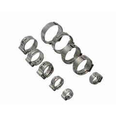 100pc 304 Stainless Steel 5.8-7mm Ear Hose Clamp Grab Kit Assortment - Twin Eagle Imports