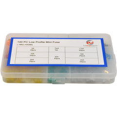140pc Mini Micro Low Profile Car Auto Fuse Grab Kit Assortment - Twin Eagle Imports