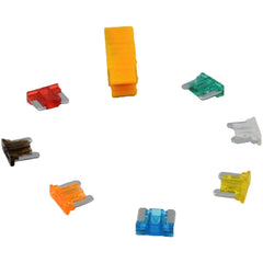 140pc Mini Micro Low Profile Car Auto Fuse Grab Kit Assortment - Twin Eagle Imports