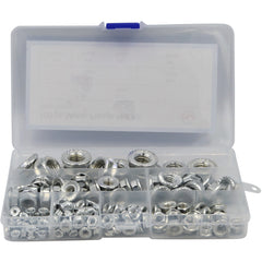 150pc Steel Metric Flange Nuts Grab Kit Assortment - Twin Eagle Imports