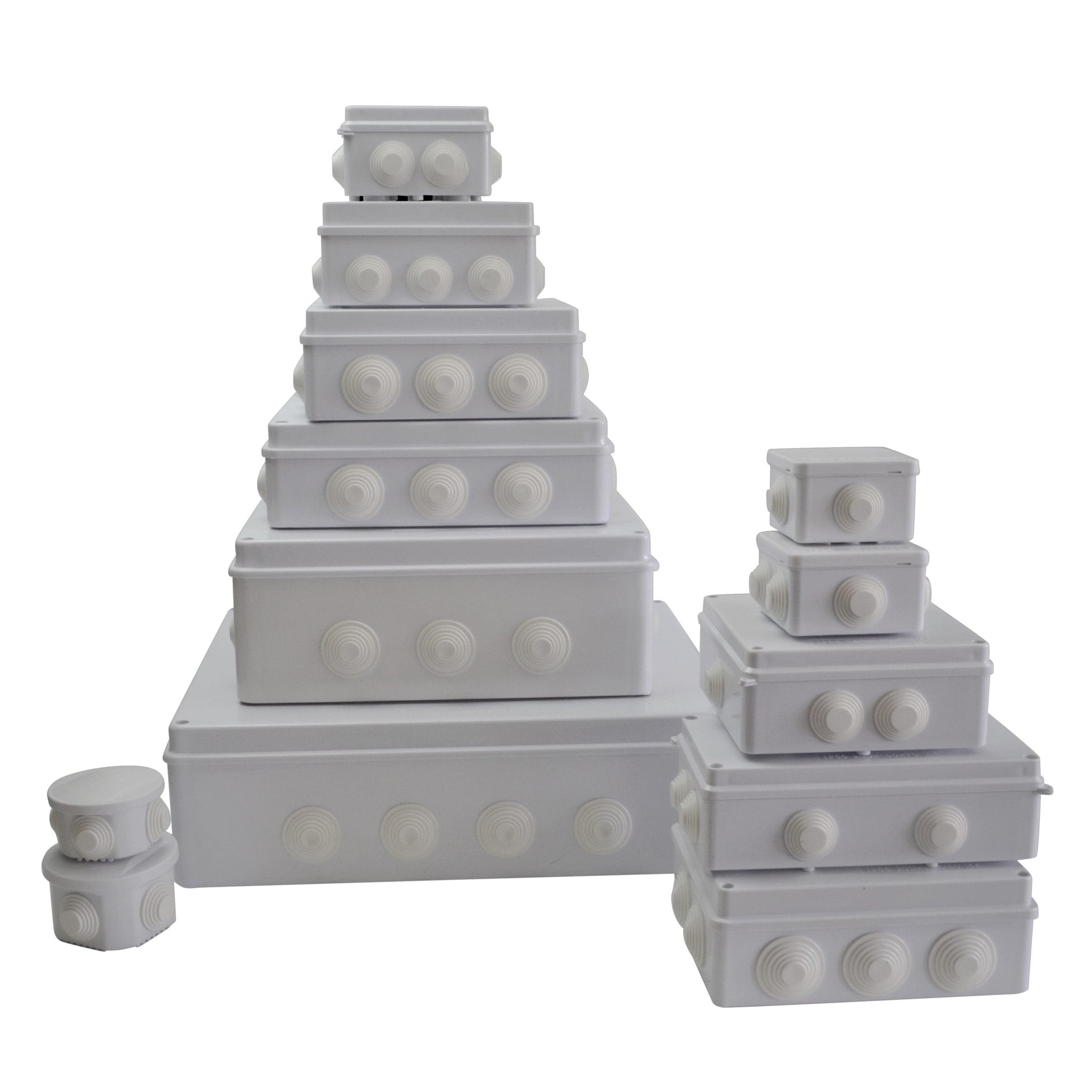 150x150x70 mm ABS Plastic IP65 Waterproof Junction Box - Twin Eagle Imports