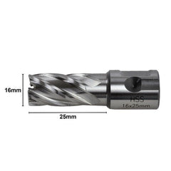 16 x 25mm D.O.C HSS 3/4" Universal Shank Annular Cutter - Twin Eagle Imports