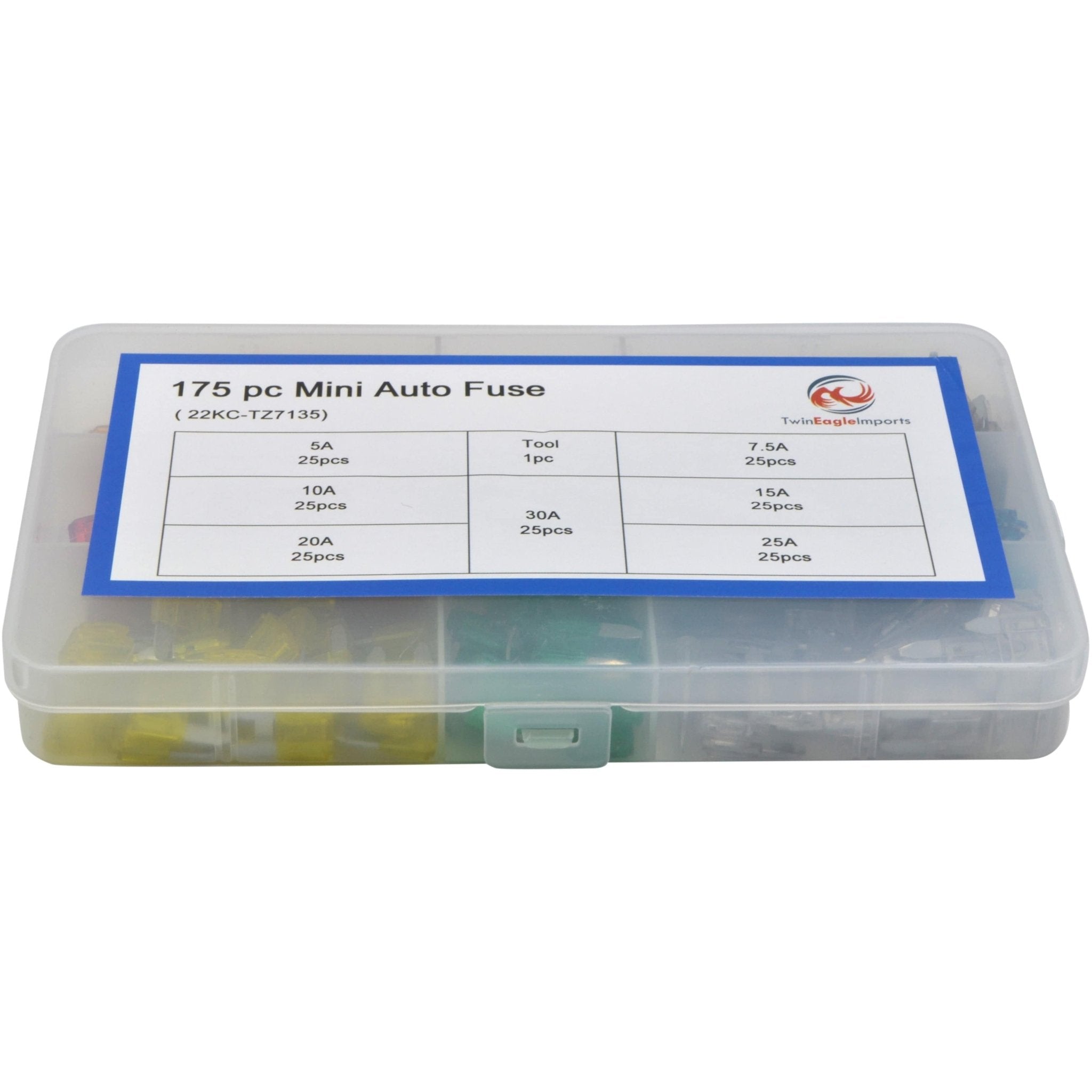175pcs Micro Auto Fuses Complete Assortment - Twin Eagle Imports