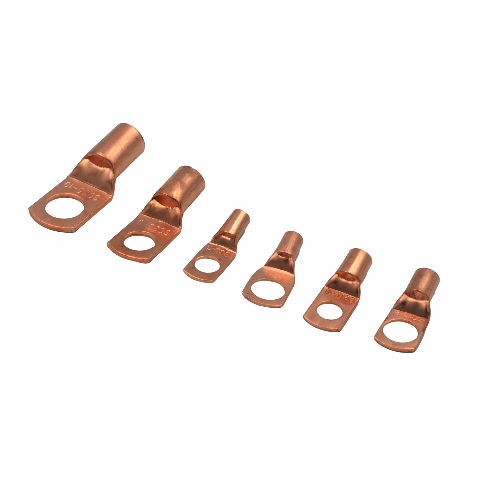 200pc Large Gauge Copper Lug Terminal Kit - Twin Eagle Imports
