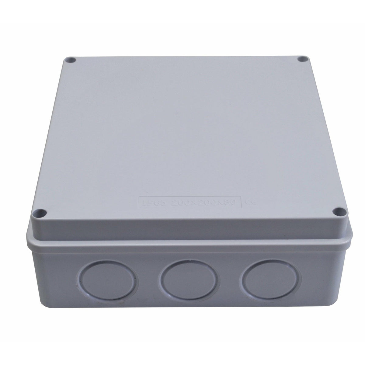 200x200x80 mm No Grommet IP65 Waterproof Junction Box - Twin Eagle Imports