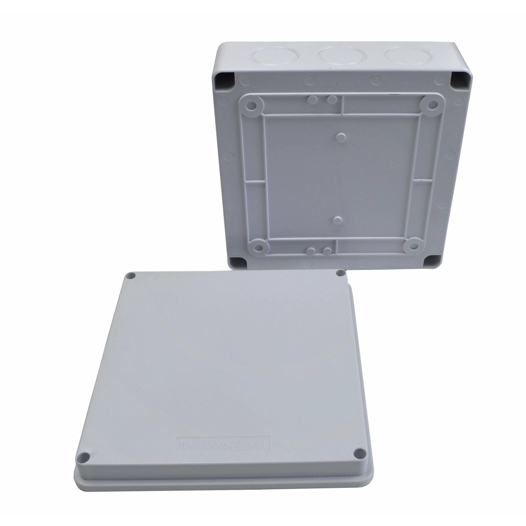 200x200x80 mm No Grommet IP65 Waterproof Junction Box - Twin Eagle Imports