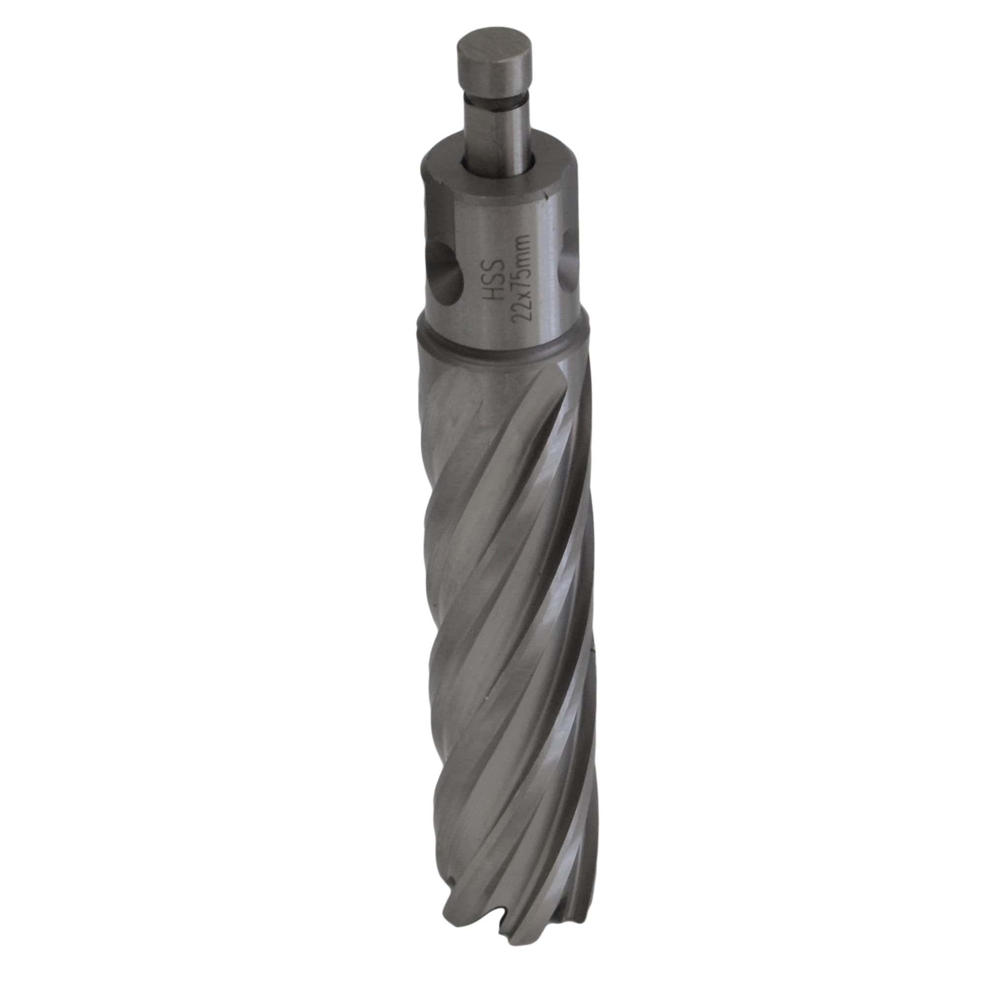 22 x 75mm D.O.C HSS 3/4" Universal Shank Annular Cutter - Twin Eagle Imports