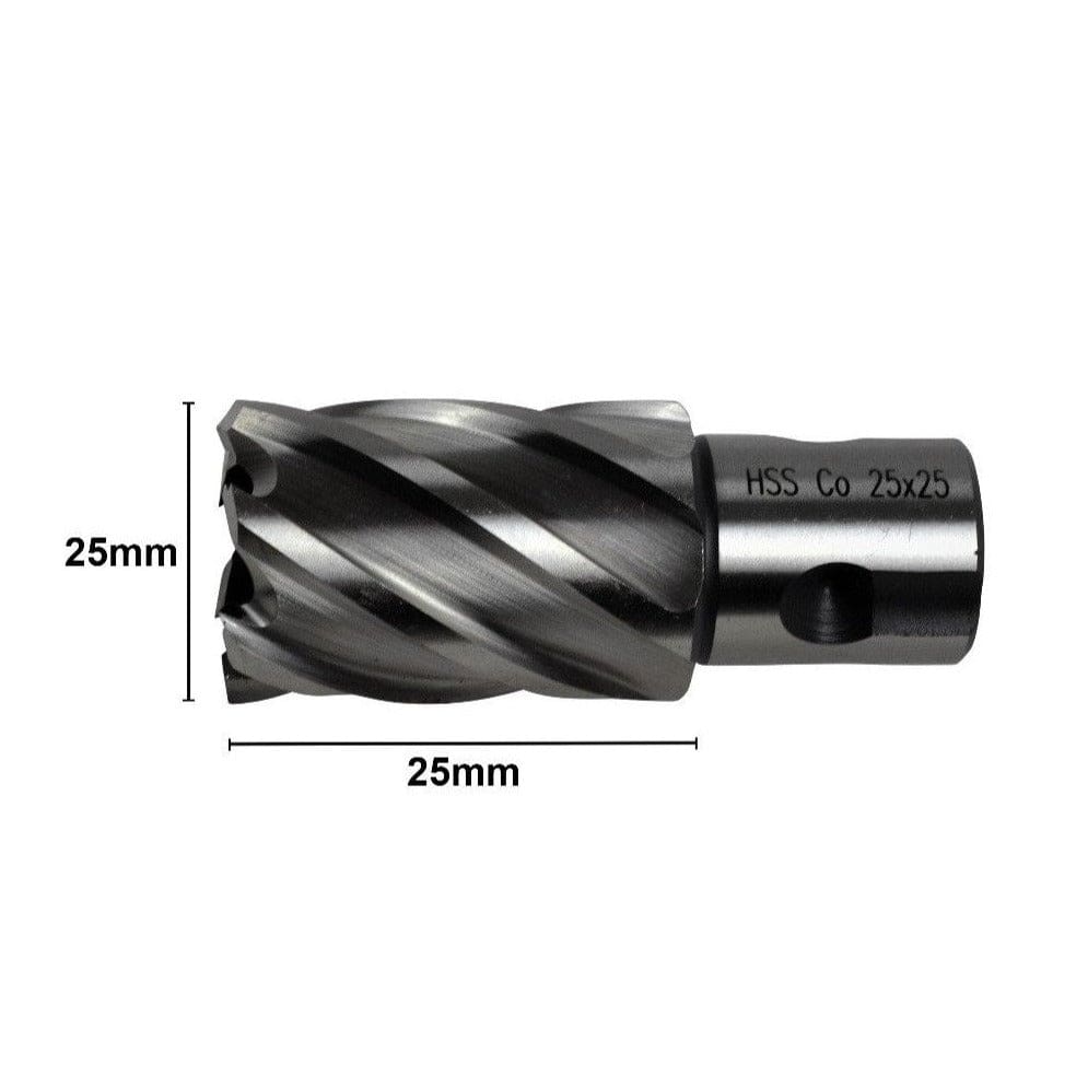 25 x 25mm D.O.C HSS 3/4" Universal Shank Annular Cutter - Twin Eagle Imports
