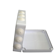 255x200x80 mm ABS Plastic IP65 Waterproof Junction Box - Twin Eagle Imports