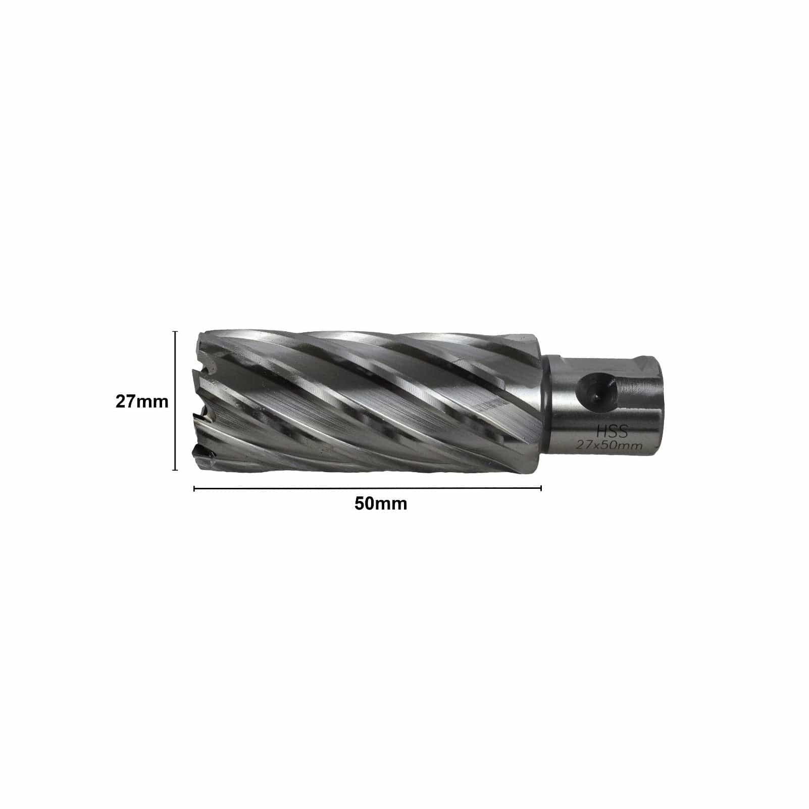 27 x 50mm D.O.C HSS 3/4" Universal Shank Annular Cutter - Twin Eagle Imports