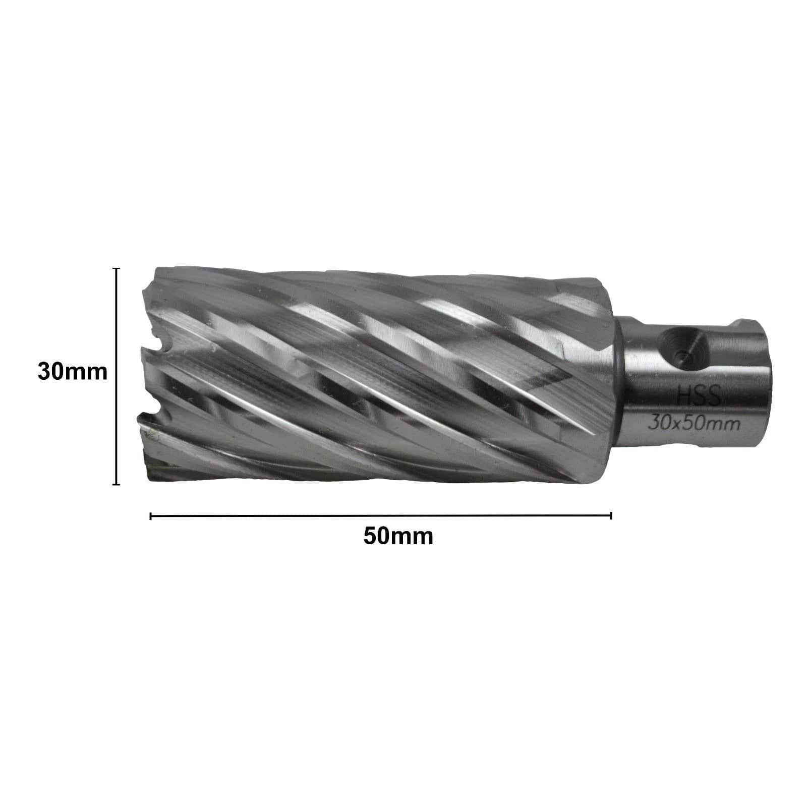 30 x 50mm D.O.C HSS 3/4" Universal Shank Annular Cutter - Twin Eagle Imports