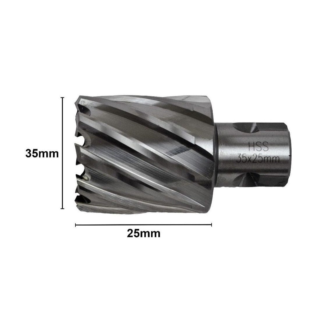 35 x 25mm D.O.C HSS 3/4" Universal Shank Annular Cutter - Twin Eagle Imports