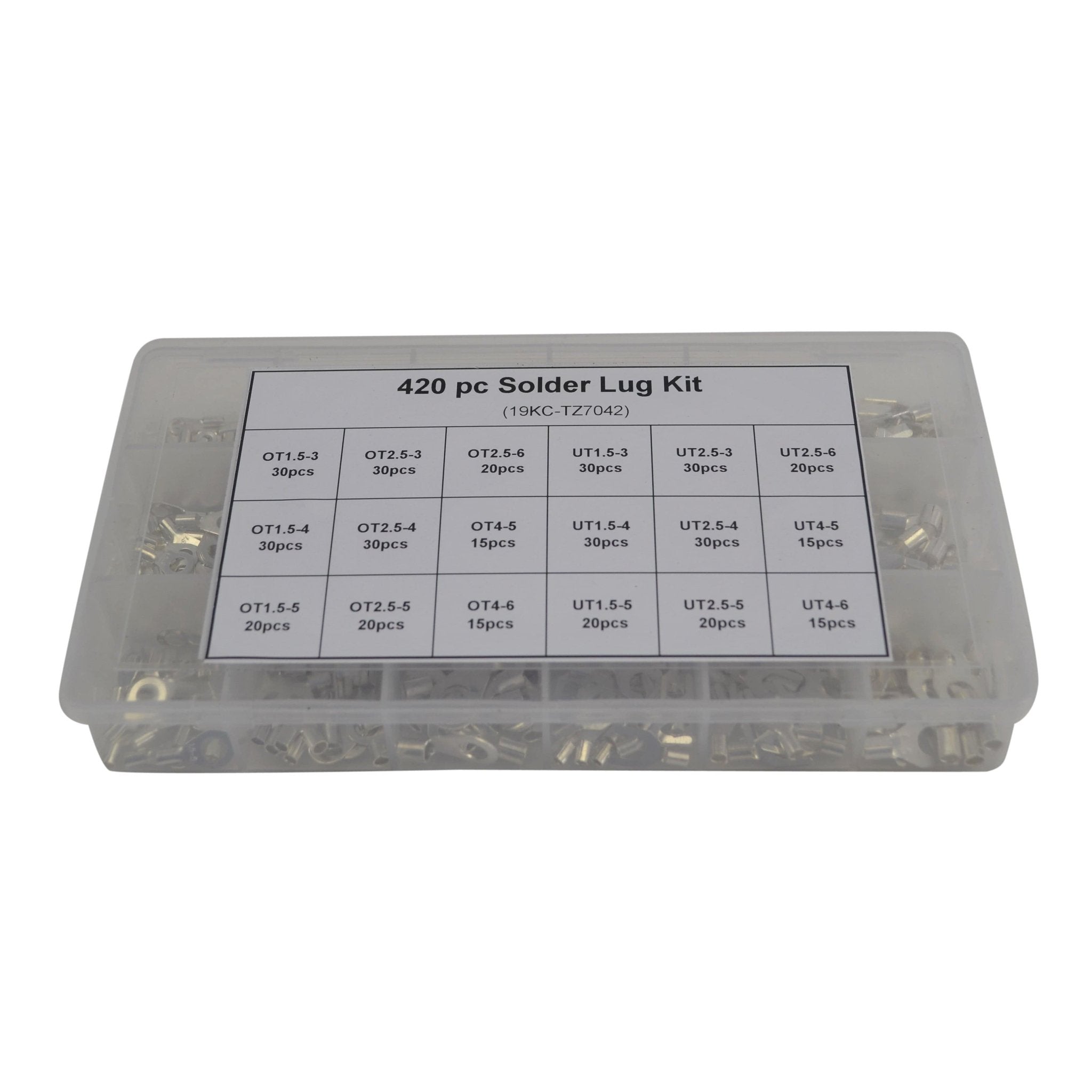 420pc Solder Lug Grab Kit Assortment - Twin Eagle Imports