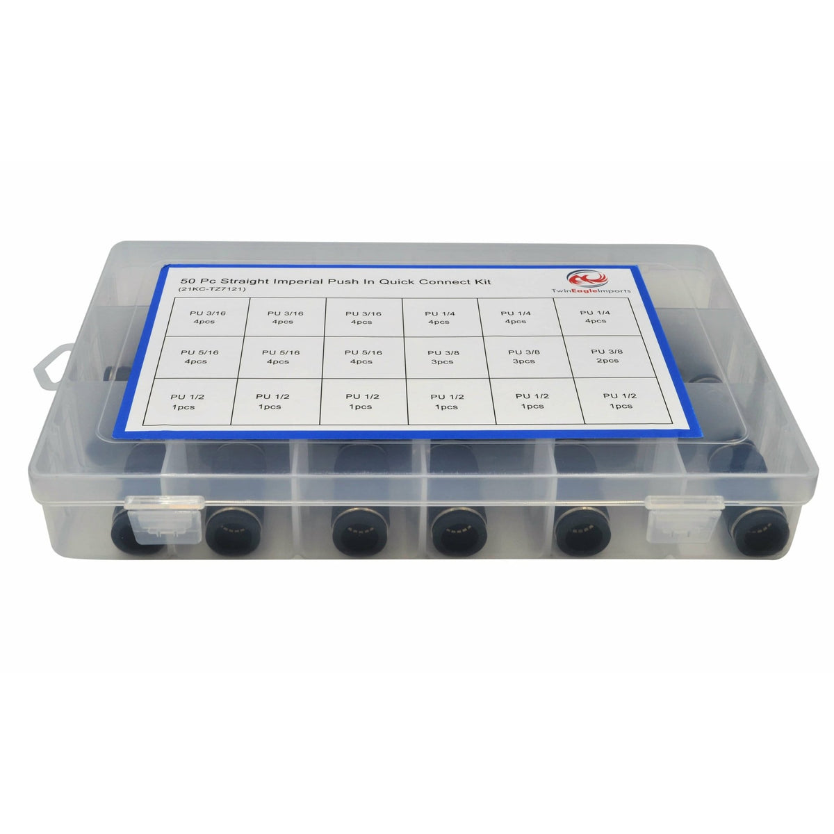 50 pc Imperial Quick Connect Grab Kit Assortment - Twin Eagle Imports