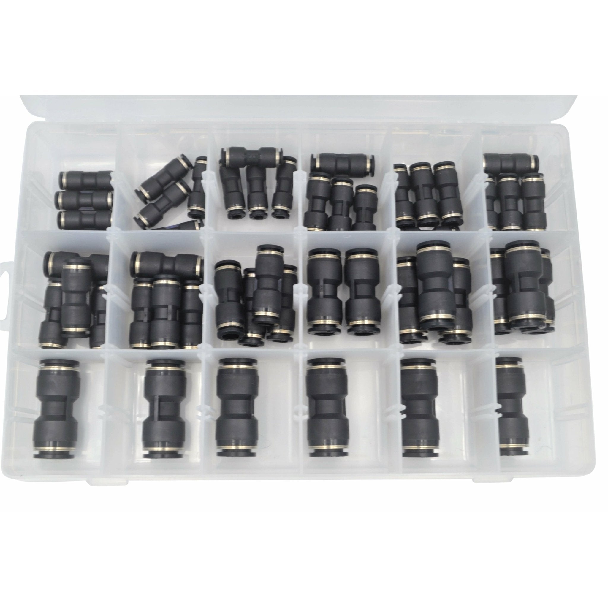 50pc Imperial & 58 PC Metric Quick Connect Grab Kit Assortment - Twin Eagle Imports
