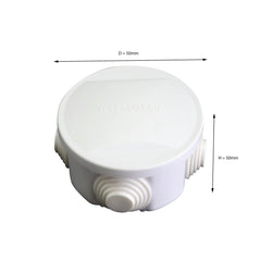 50x50 mm ABS Plastic IP44 Waterproof Junction Box - Twin Eagle Imports