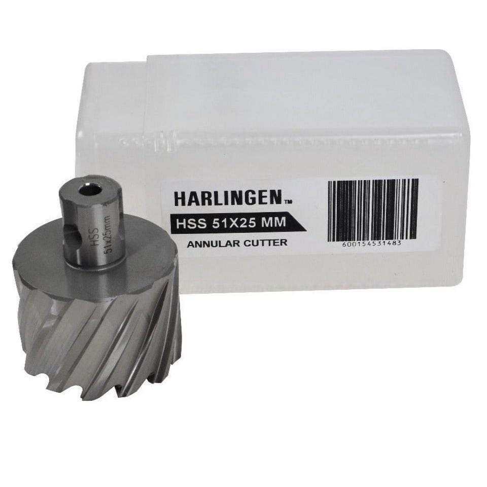 51 x 25mm D.O.C HSS Weldon Shank Annular Cutter - Twin Eagle Imports