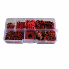 560pc Red Steel Paper Washer Grab Kit - Twin Eagle Imports